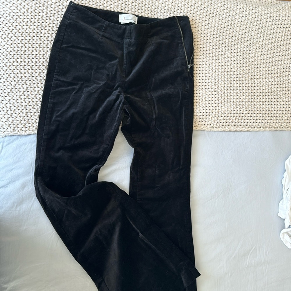 By Anthropologie velvet bootleg jeans